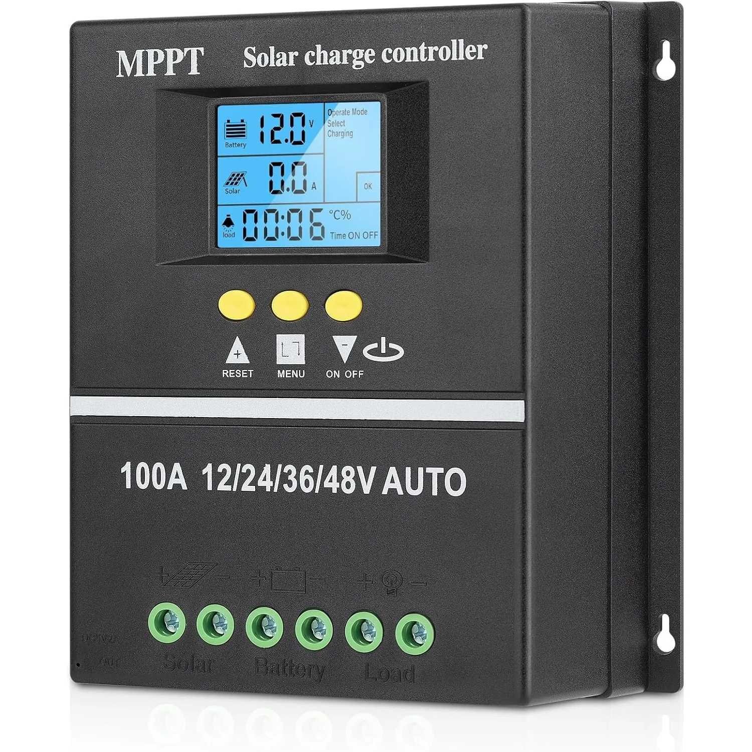 

60A 80A 100A MPPT Solar Charge Controller 12V 24V 36V 48V Solar Panel Battery Intelligent Regulator for Lead-acid/Lithium