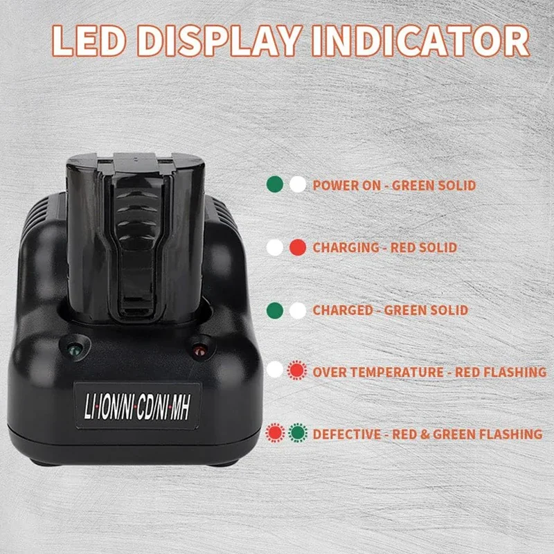 Imagem -05 - Ni-mh Li-ion Battery Charger para Paslode Nail Gun Lithium-ion Crómio Metal Hydride Battery 6v 7.2v