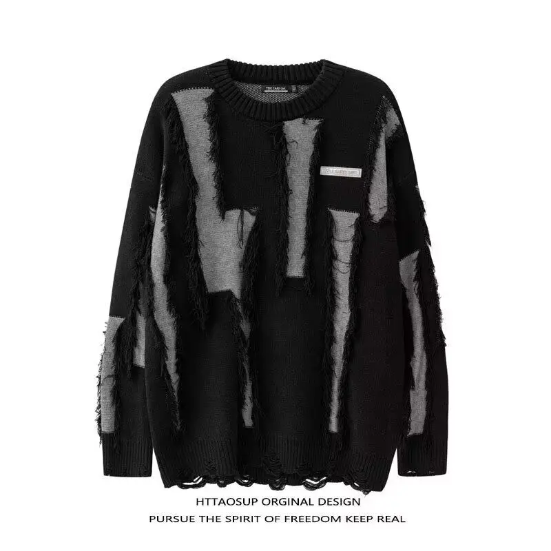 

Sli круглый вязаный свитер Ne, мужской базовый слой, модный осенне-зимний повседневный модный топ из полиэфирного волокна