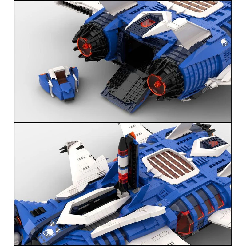 6543PCS MOC Deep Freeze Defender UCS Modular DIY Assembly Building Blocks Educational Toys for Kids Birthday Gift