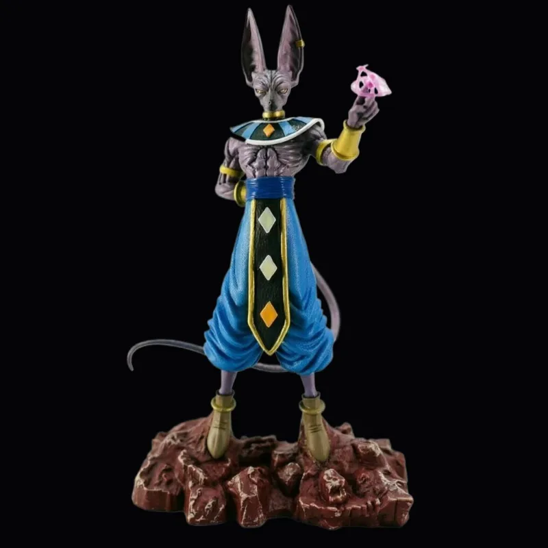 Figura Coleccionable de PVC de 30 cm de Beerus, Dios Destructor, de Dragon Ball Super, Regalo para Fanáticos del Anime