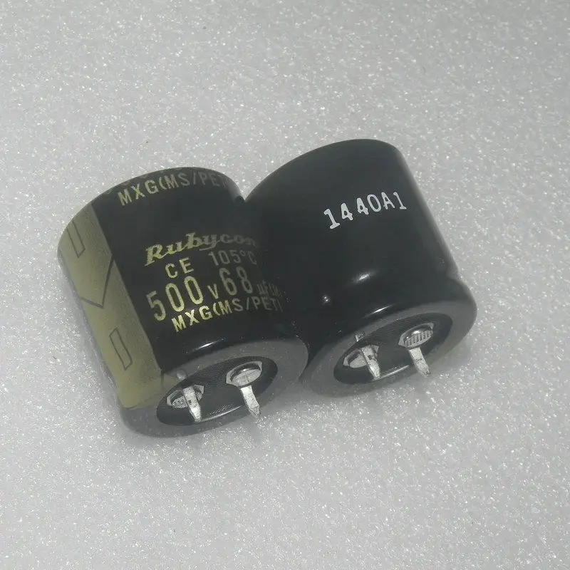 2PCS/LOT   RUBYCON 500V  68UF  Gallbladder  Filter  Capacitor