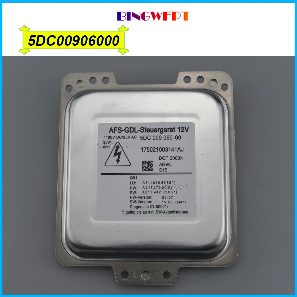 

NEW Cars Accessories 5DC 009 060-00 Xenon D1S AFS GDL Stuergerat 5DC00906000 HID 12V Ballast FOR Mercedes Benz W211 E200