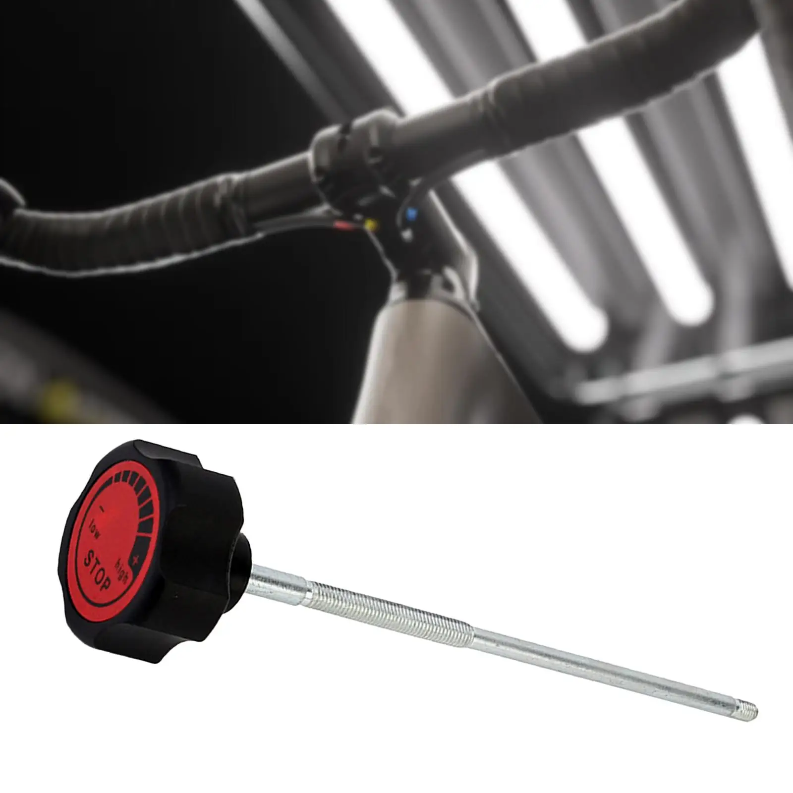 Exercise Bike Knob Steel Brake Adjustment Bar for Indoor Stationary Cycle Machine Parts