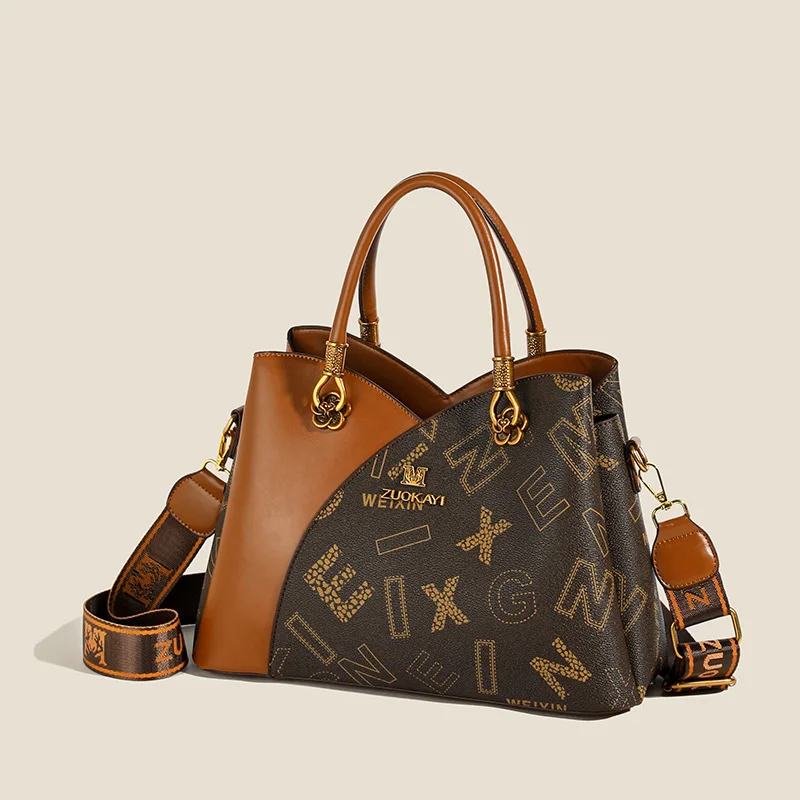 

Вкуренная сумка через плечо 2025 года, многосторонняя трансформируемая сумка через плечо для женщин, просторная сумка «день-ночь», женские сумки