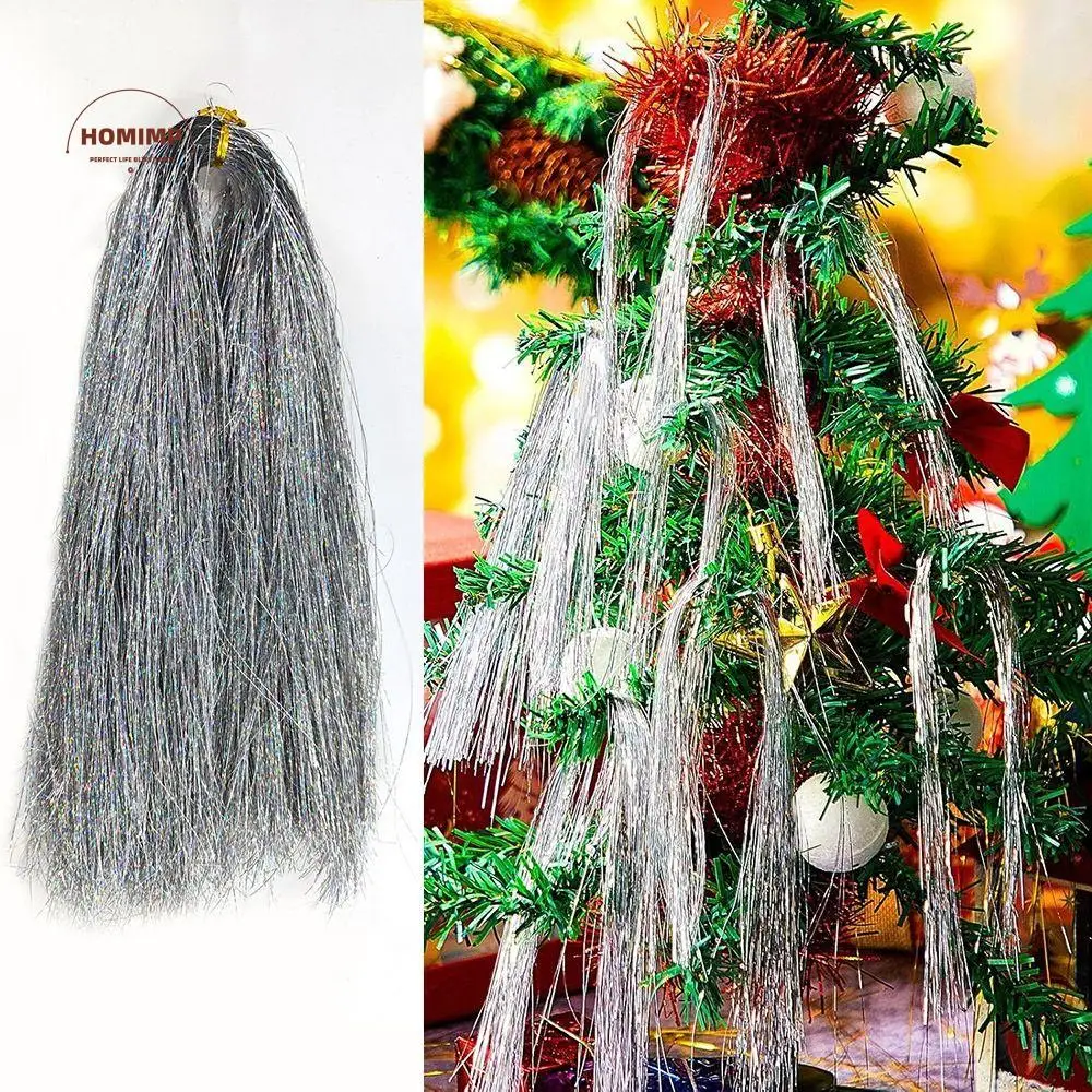 

5000Pcs 47cm Colorful Silk Decoration Dazzling Reusable Christmas Tree Metal Wire Light Weight Durable