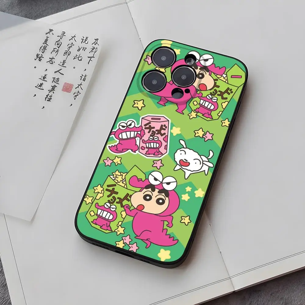 CrayonS ShinchanS Phone Case for iphone 16ProMax 15 11 13 14 Pro Xs Max Mini Xr X 7 Plus Shell Coque