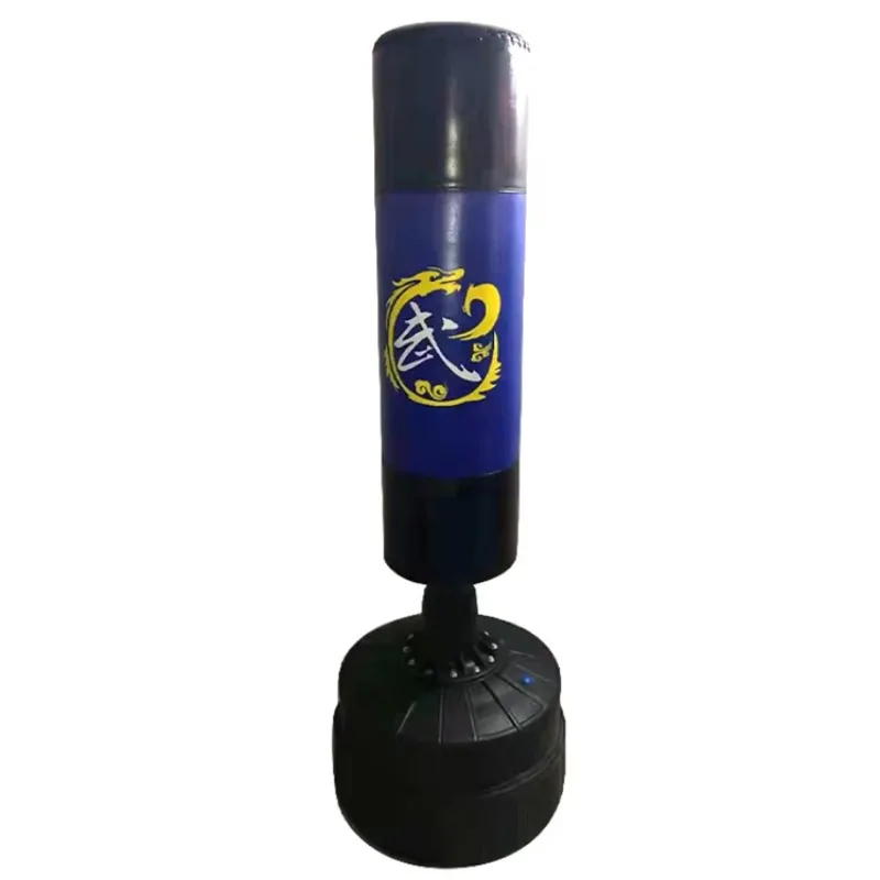 Free Standing Round Base Punching Bag for MMA Kickboxing Muay Thai Training Filling Water or Sand-Free for Grappling
