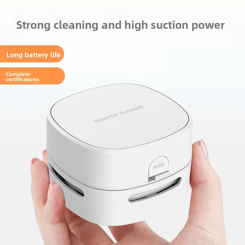 Mini aspirapolvere da tavolo 36dB Ultra silenzioso portatile automatico portatile forte aspirazione per studenti Home Office bambino