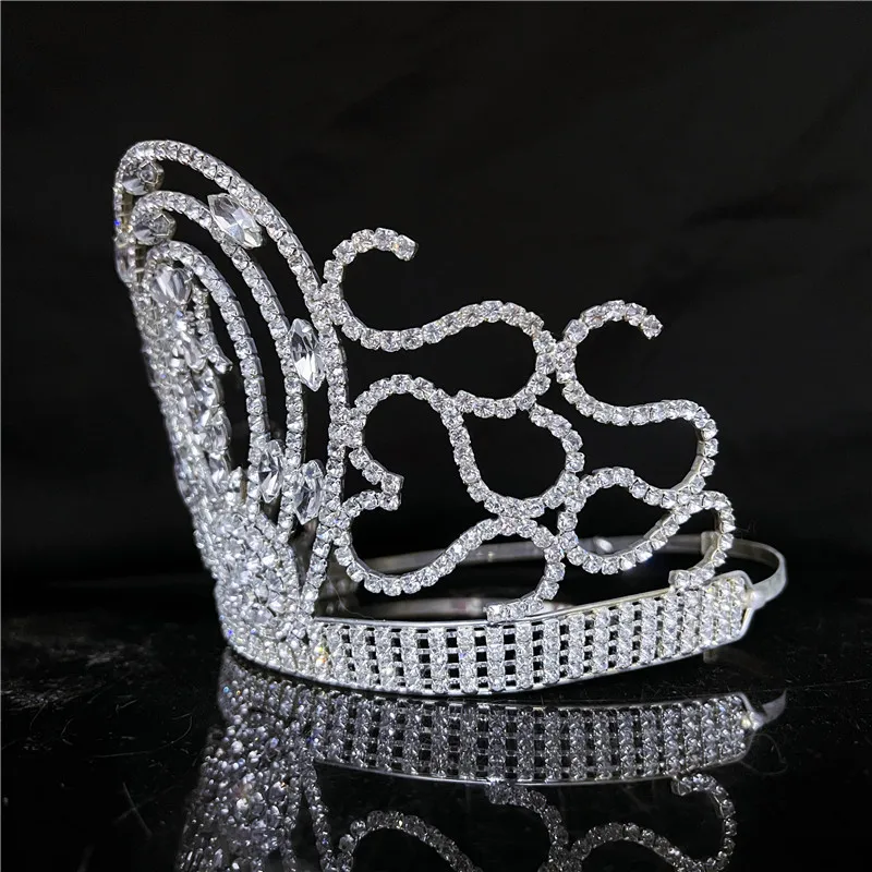 Himstory-corona ajustable de MISS UNIVERSE, diadema grande de círculo completo, MIKIMOTO (1963-2001), 2002-2007