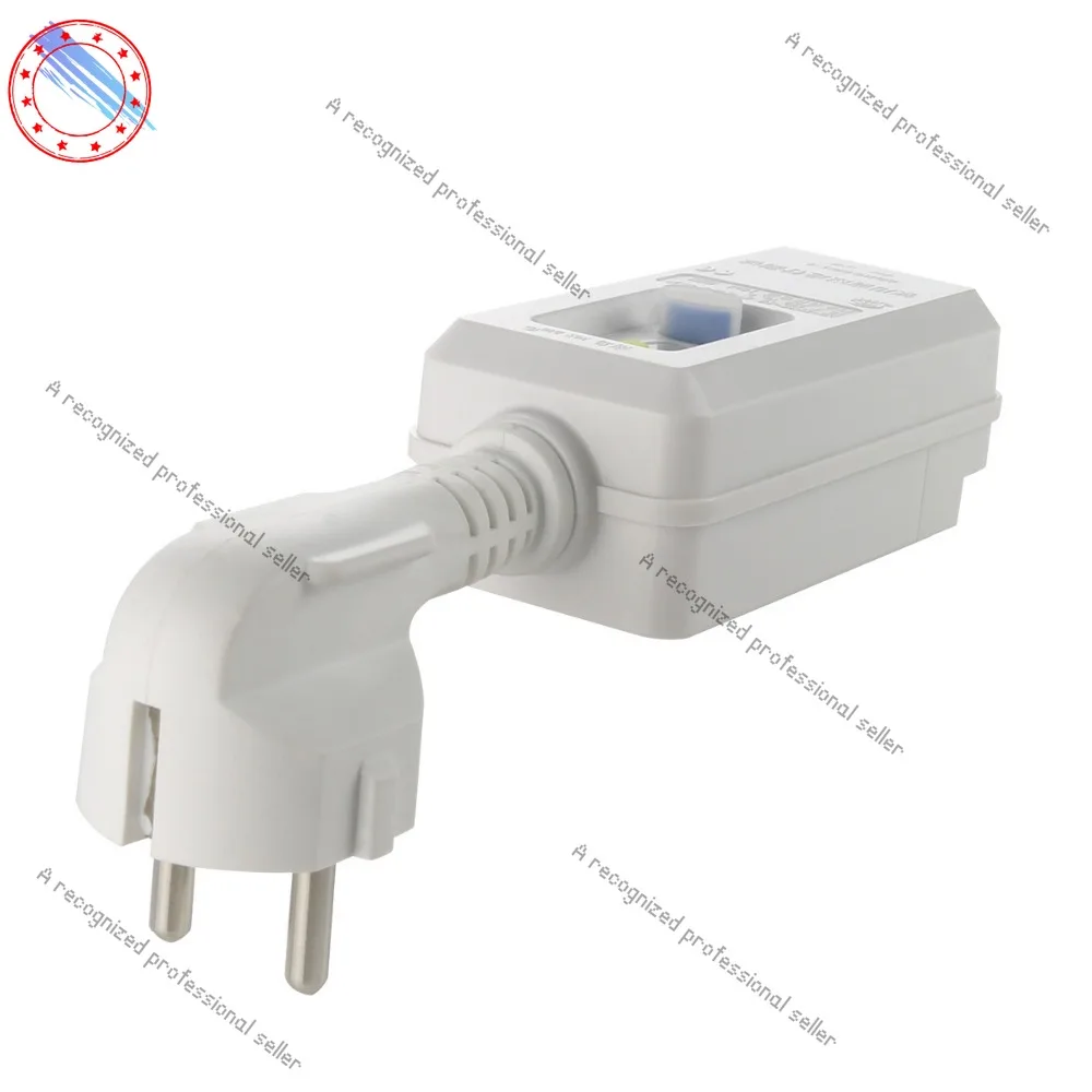 

16A 220V 240V EU Plug GFCI Leakage Protection Safety RCD Socket Adaptor Home Circuit Breaker Cutout Power Trip Switch