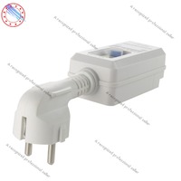 16A 220V 240V EU Plug GFCI Leakage Protection Safety RCD Socket Adaptor Home Circuit Breaker Cutout Power Trip Switch