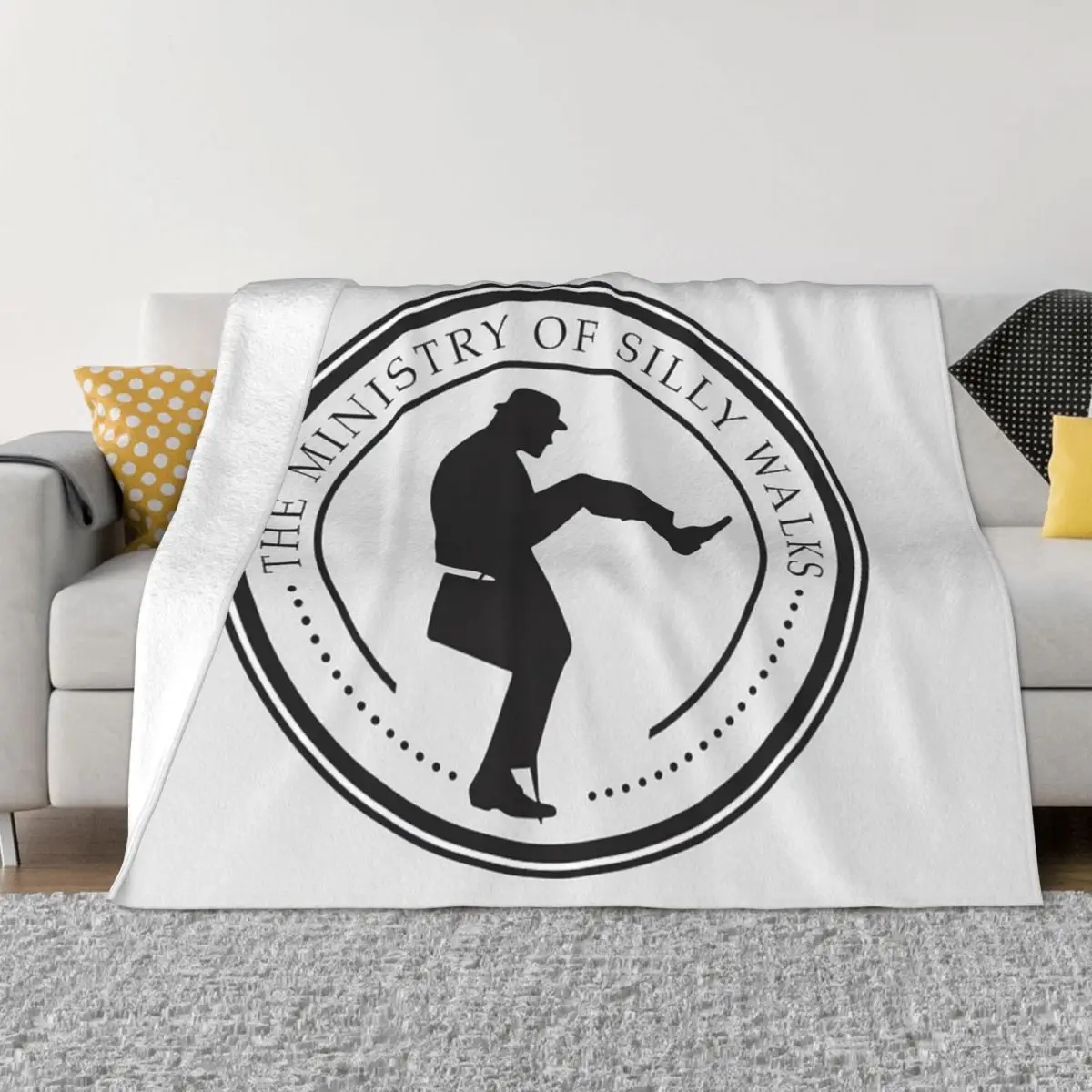 Silly Walks Four Seasons Universal Blanket Campsites Can Be Covered Halloween Gifts