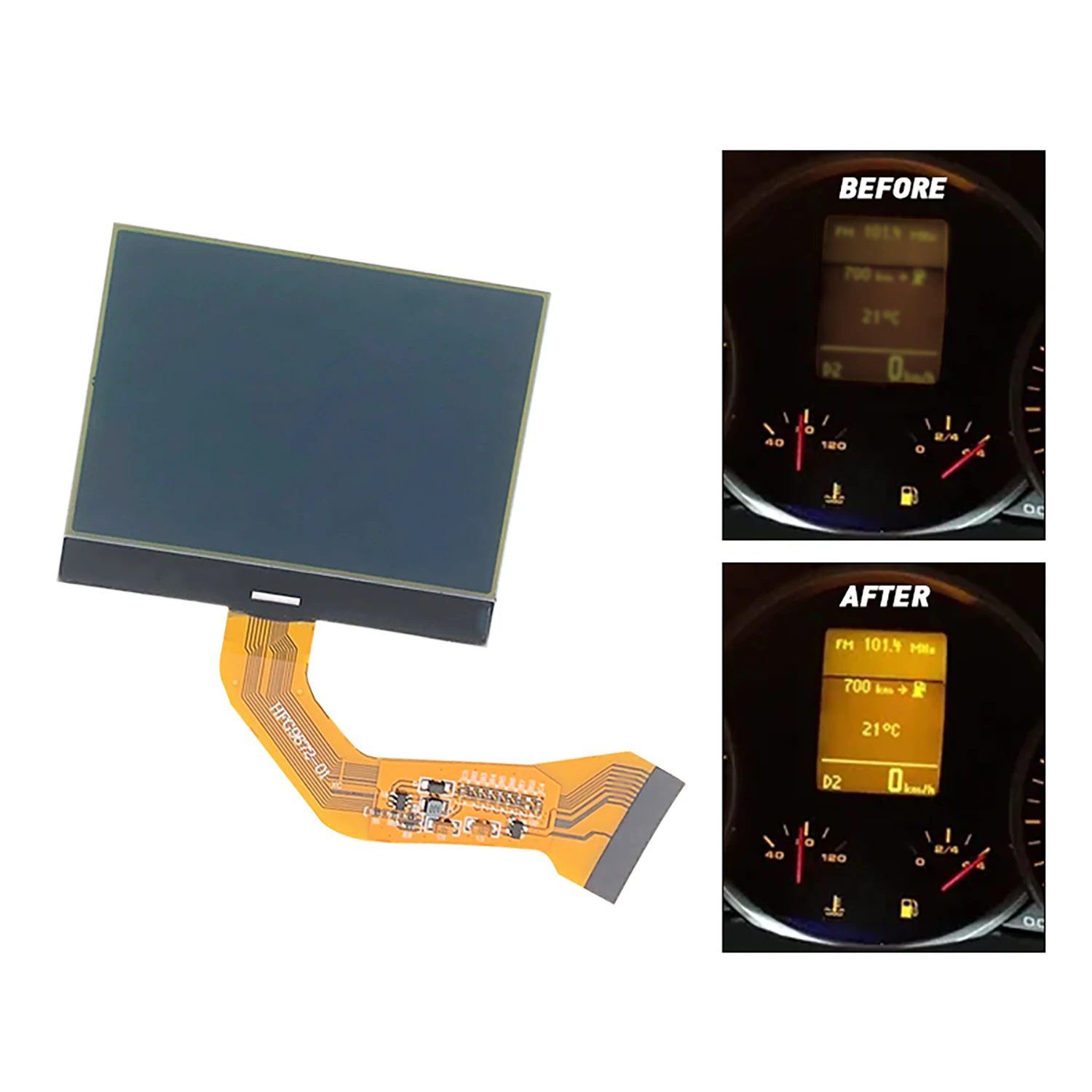 1 قطعة لوحة سيارة أحادية اللون شاشة LCD 7L6920 970D 7L6920970R/L لشركة فولكس فاجن طوارق V6 بورش كايين كايين S بكسل