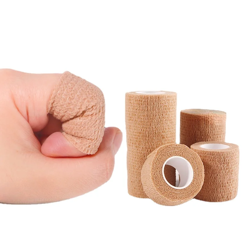 1 Roll  Self-adhesive Bandages Non Wovens Wound Dressing Patches Skin Emergency First Aid Sports Bandages Plasters