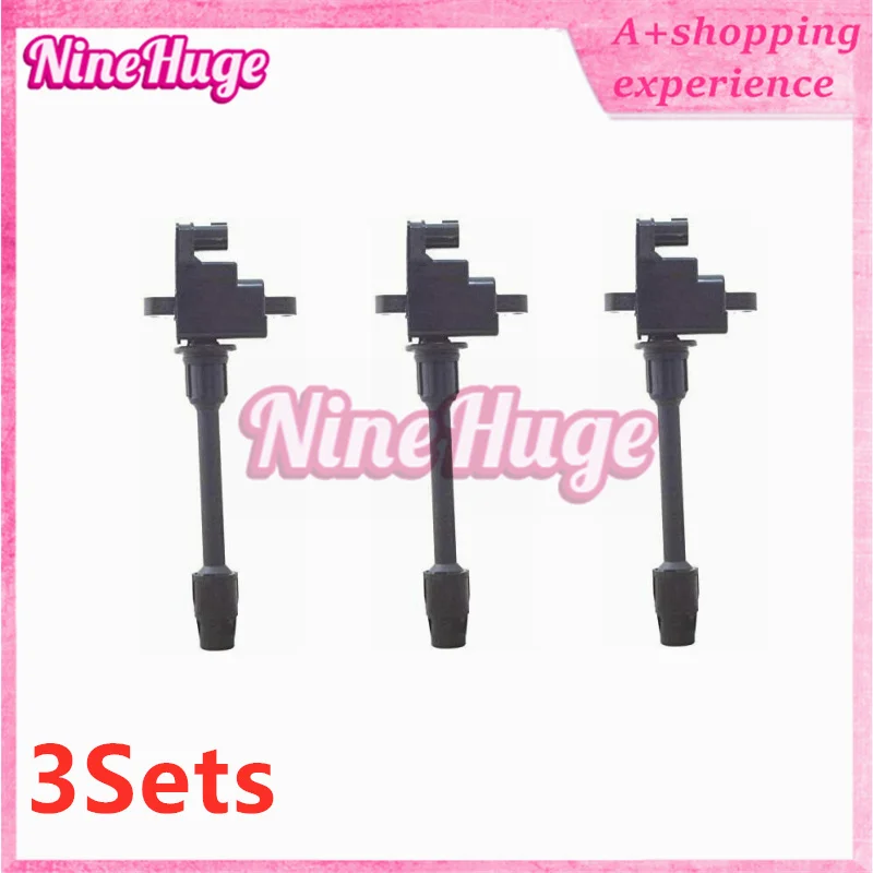 3Sets High Quality Ignition Rear Coil 22448-31U01 22448-31U11 for INFINITI I30 NISSAN MAXIMA QX II A33 III A32