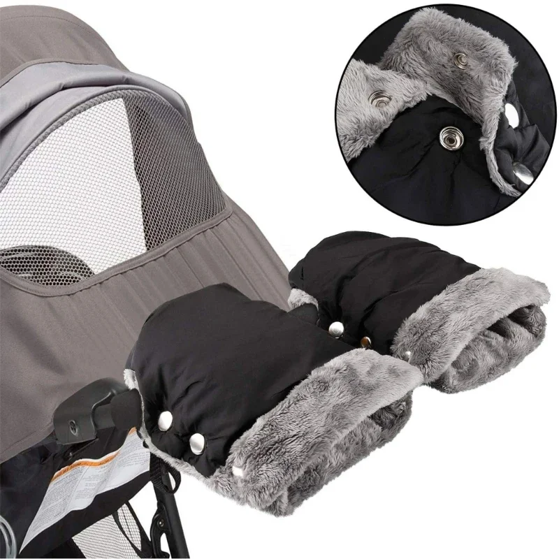 Stroller Handmuffs Mittens Windproof Pushchair Hand Warmer Gloves Universal Splashproof Stroller Pram Hand Muff