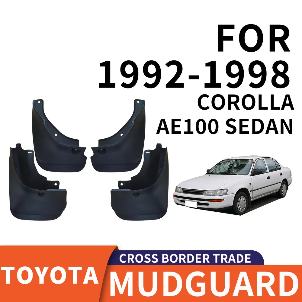 

For 1992-1998 Toyota Corolla AE100 sedan tire mudguard,Fender Mudflaps Front Rear Flares Splash Guards Cover