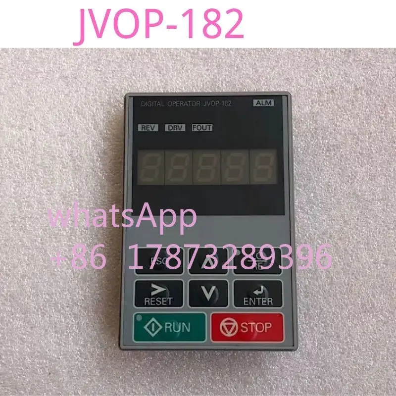 

second-hand Yaskawa frequency converter operation panel JVOP182 is suitable for A1000V1000H1000 series frequency converters