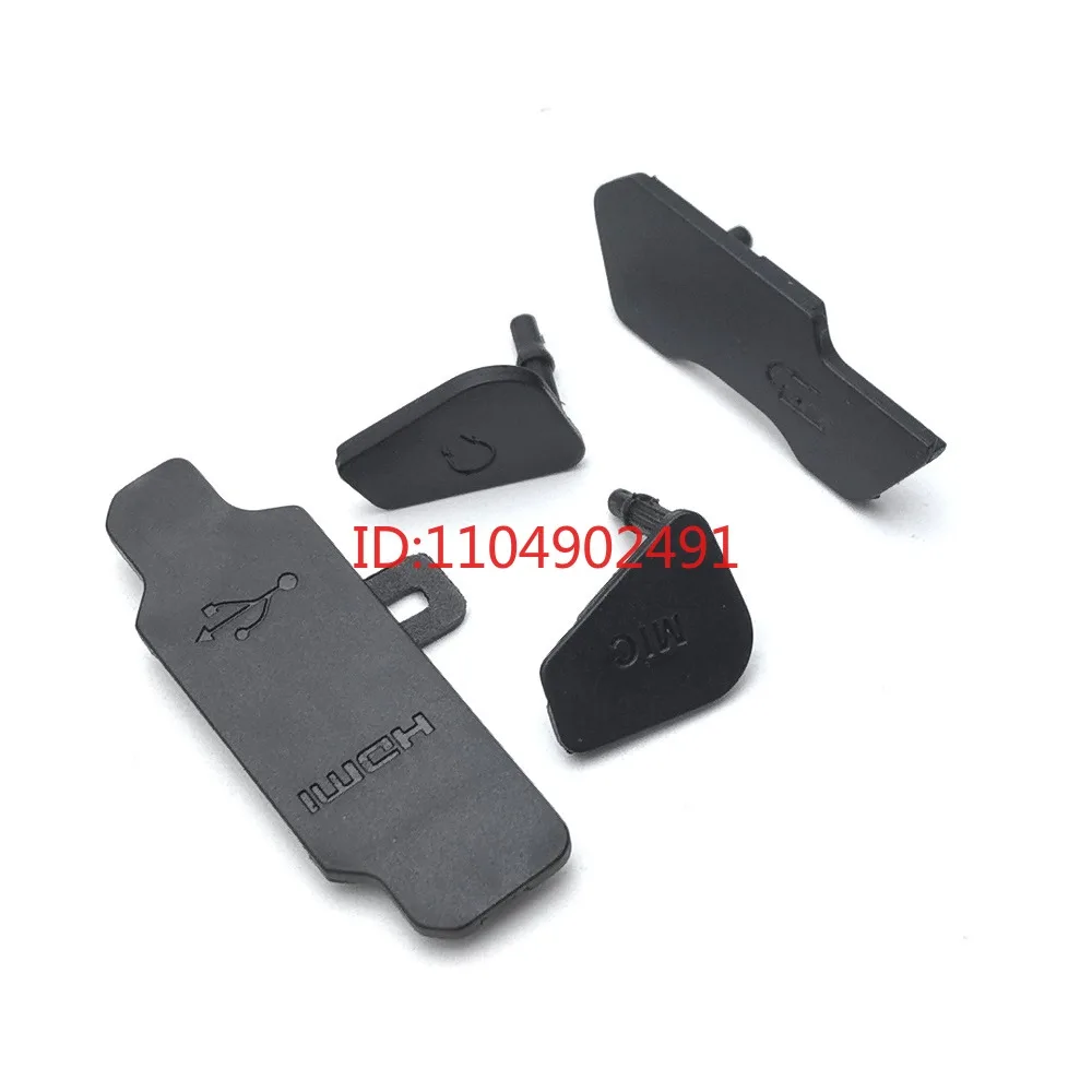 4Pcs A set Brand New for Canon EOS R7 Rubber Data Cable Interface Leather HDMi USB Cover Plug Camera Repair Part