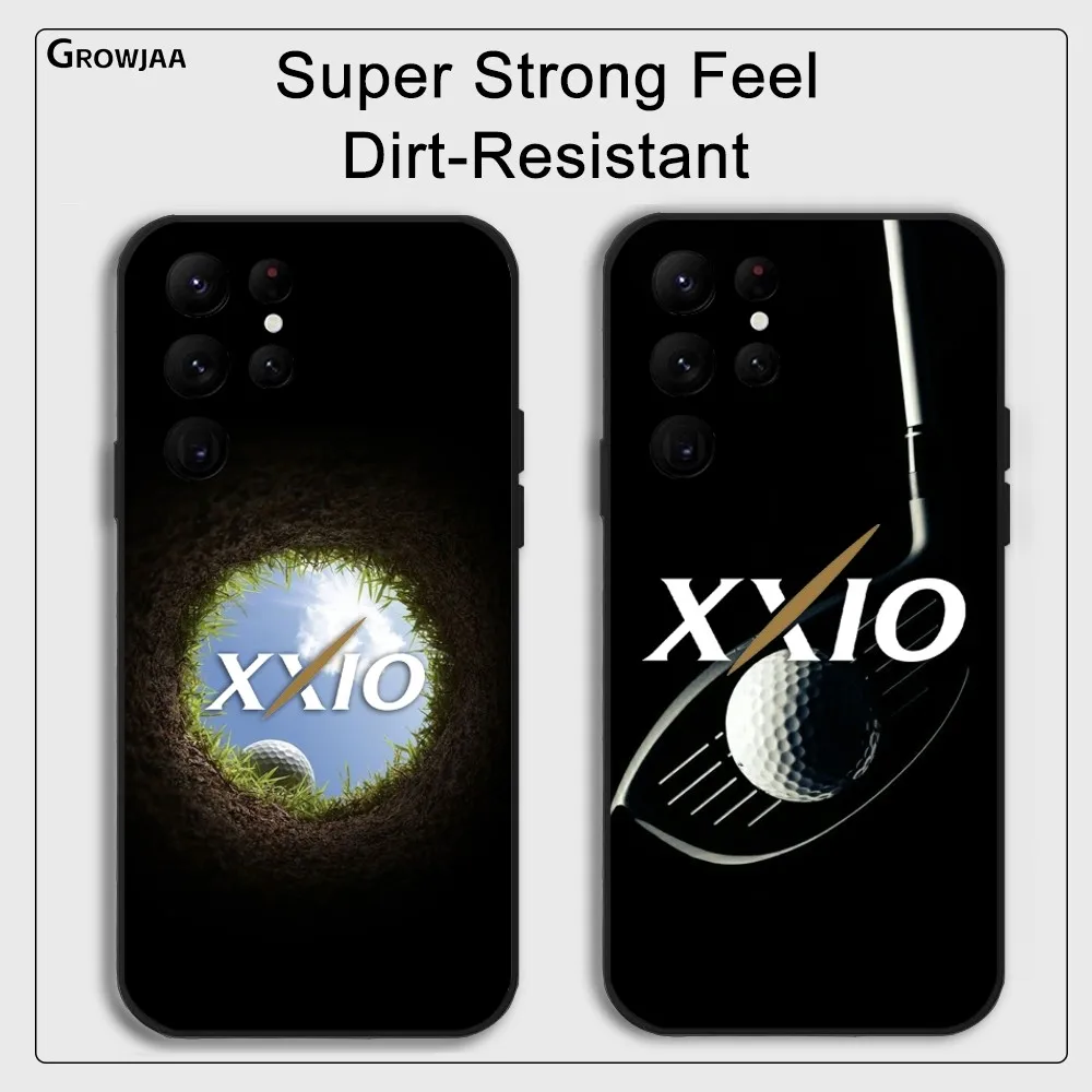 

X-XxioS Golf Luxury Phone Case For Samsung Galaxy S25 S24 S22 S23 Ultra S21 S20 Plus 5G Protective Silicone Funda