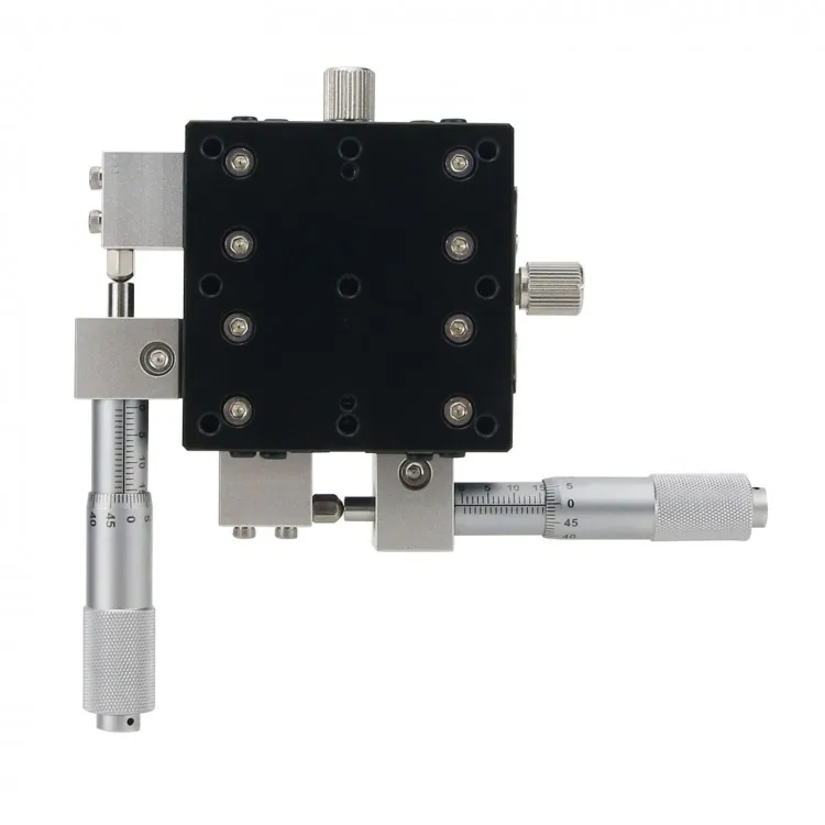 60*60mm LY Series XY Axis Manual Precision Linear Stage Cross Slide Table LY40/50/60/80/125 for Lab Alignment DIY