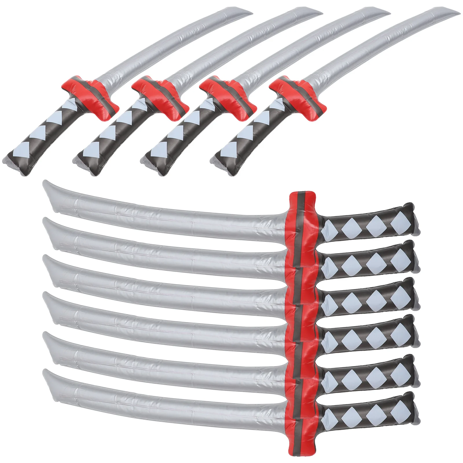 10pcs Inflatable Pirate Swords For Kids Party Balloons Festival Cosplay Prop Stage Performance Decoration Role Play Sword