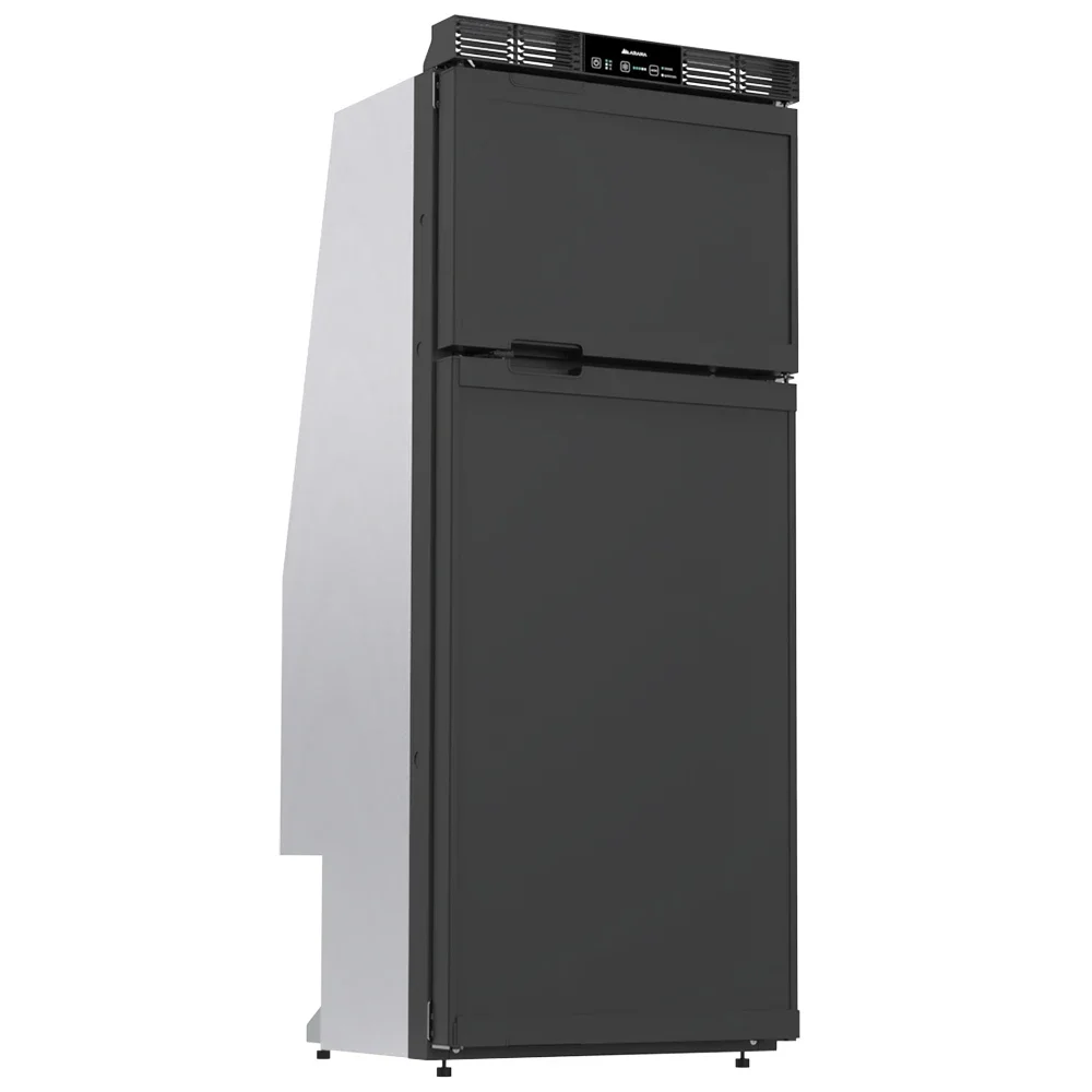 96L Built-In RV Refrigerator Freezer Essential Camper Accessories for Travel Trailer and RV Electrical Systems