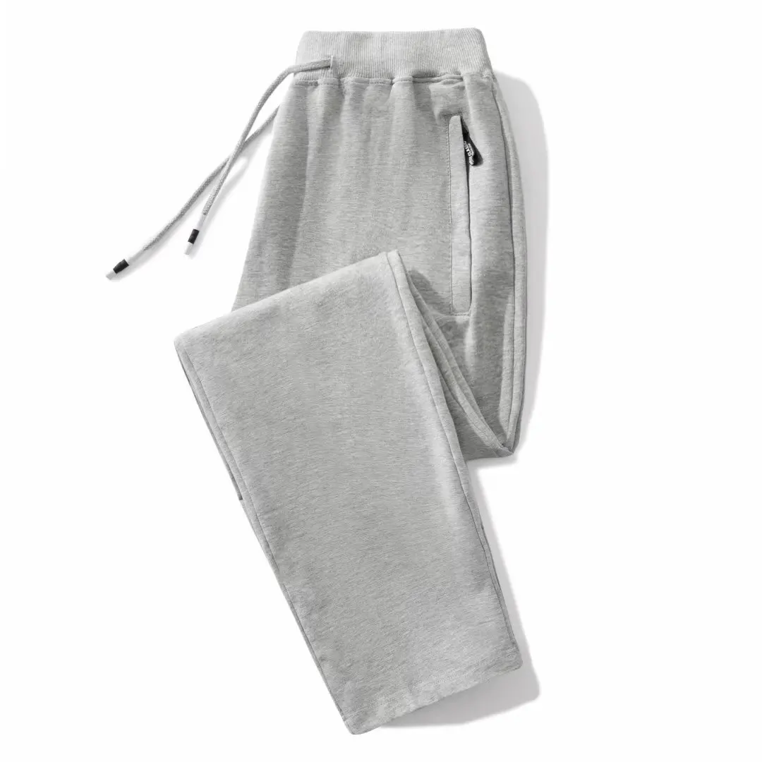 Loose Women's Sweatpants Spring Autumn High Waist Straight Leg Casual Trousers Elastic Cuffed Long Pants Korean Style