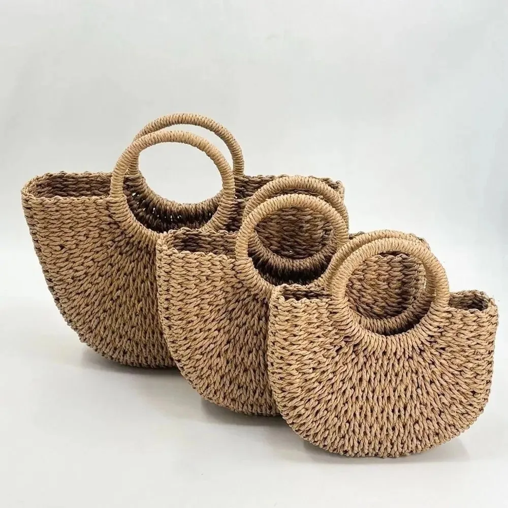 bolsa-de-palha-de-cor-solida-grande-capacidade-estilo-boemio-feminina-elegante-espacosa-para-armazenamento-de-objetos-diversos-a-beira-mar