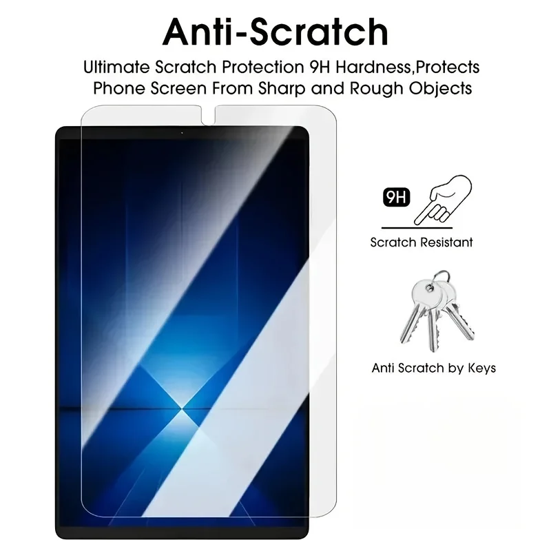 1 Pack Tempered Glass Screen Protector for iPad A16 2025 Air 11 Pro 13 10th Generation 10.9 Inch Auto Installation Tool HD Film