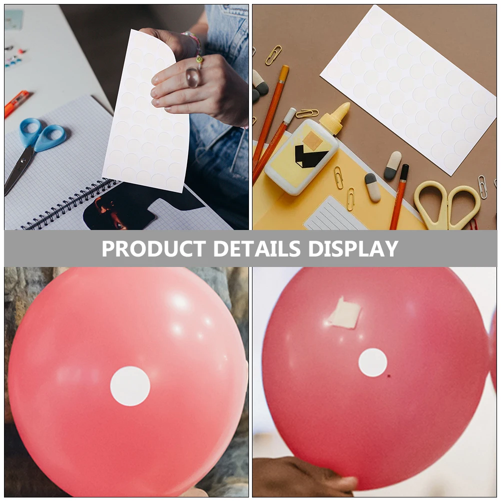 

300pcs Round Adhesive Dots Double Sided Clear Sticky Fixers For Diy Decoration Wall Hooks Posters Removable Adhesive Tape Bulk