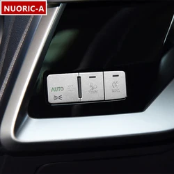 Car Headlight Switch Buttons Sequins Decoration Cover Trim For Audi A3 8Y 2021-2022 Automotive Styling Interior Accessories