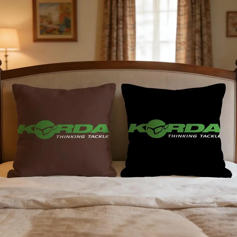 Brand Korda Fishing Cushion Cover 4Pcs Decorative Covers Soft Cushion Case for Sofa Couch Decor 40x40 45x45 Pillowcases