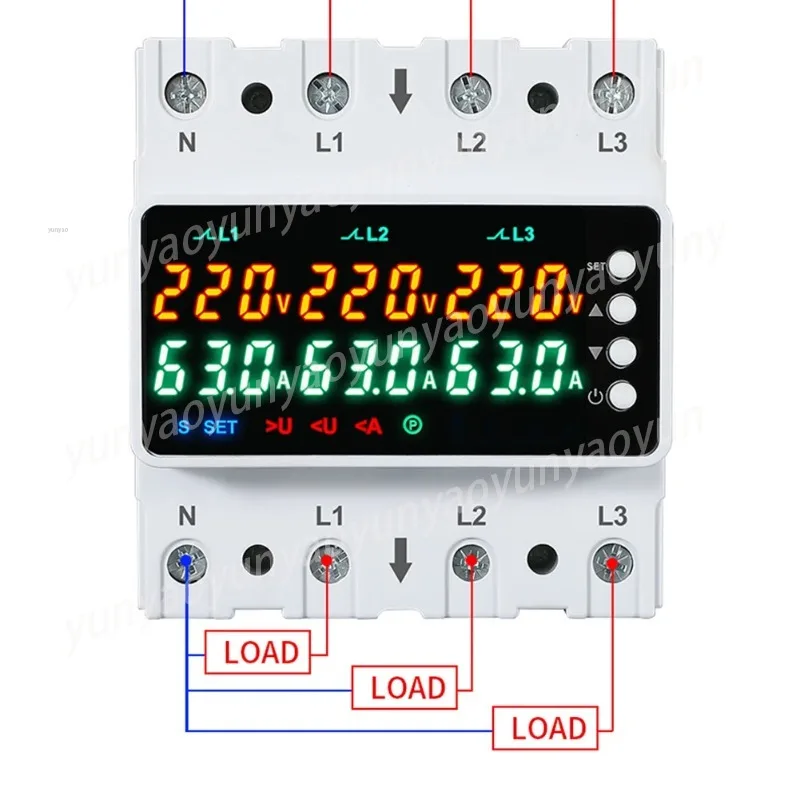 Household Voltage Protector with Intelligent Limited Viewership and Overload Automatic Power-off Function