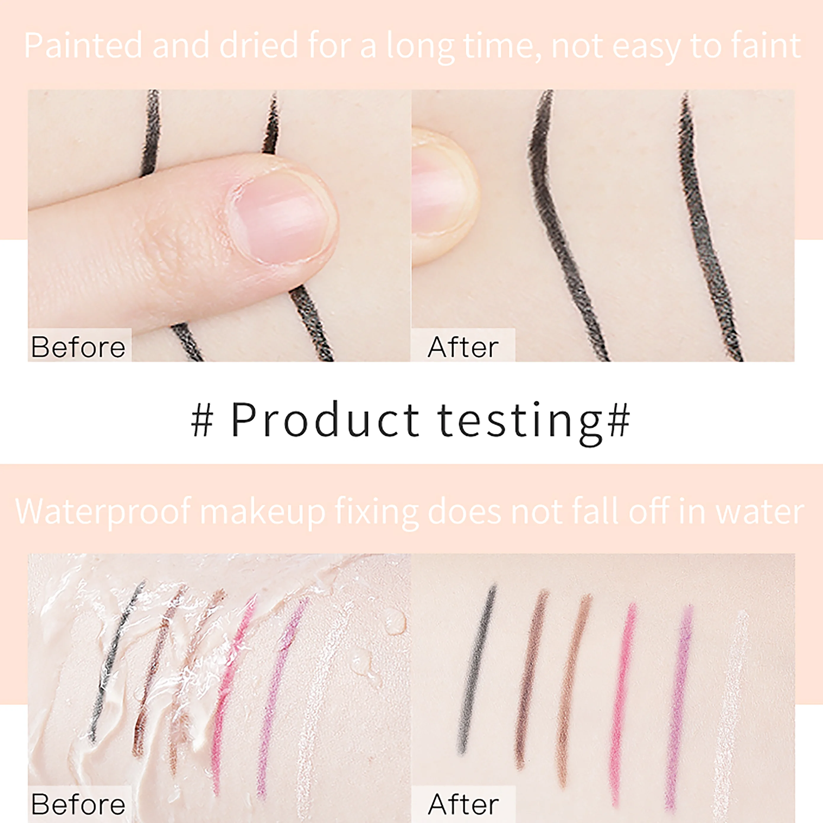 NOVO 防水・耐汗性 長持ちジェルアイライナーペンシル - 毎日使いやパーティーにも最適なスマッジプルーフ