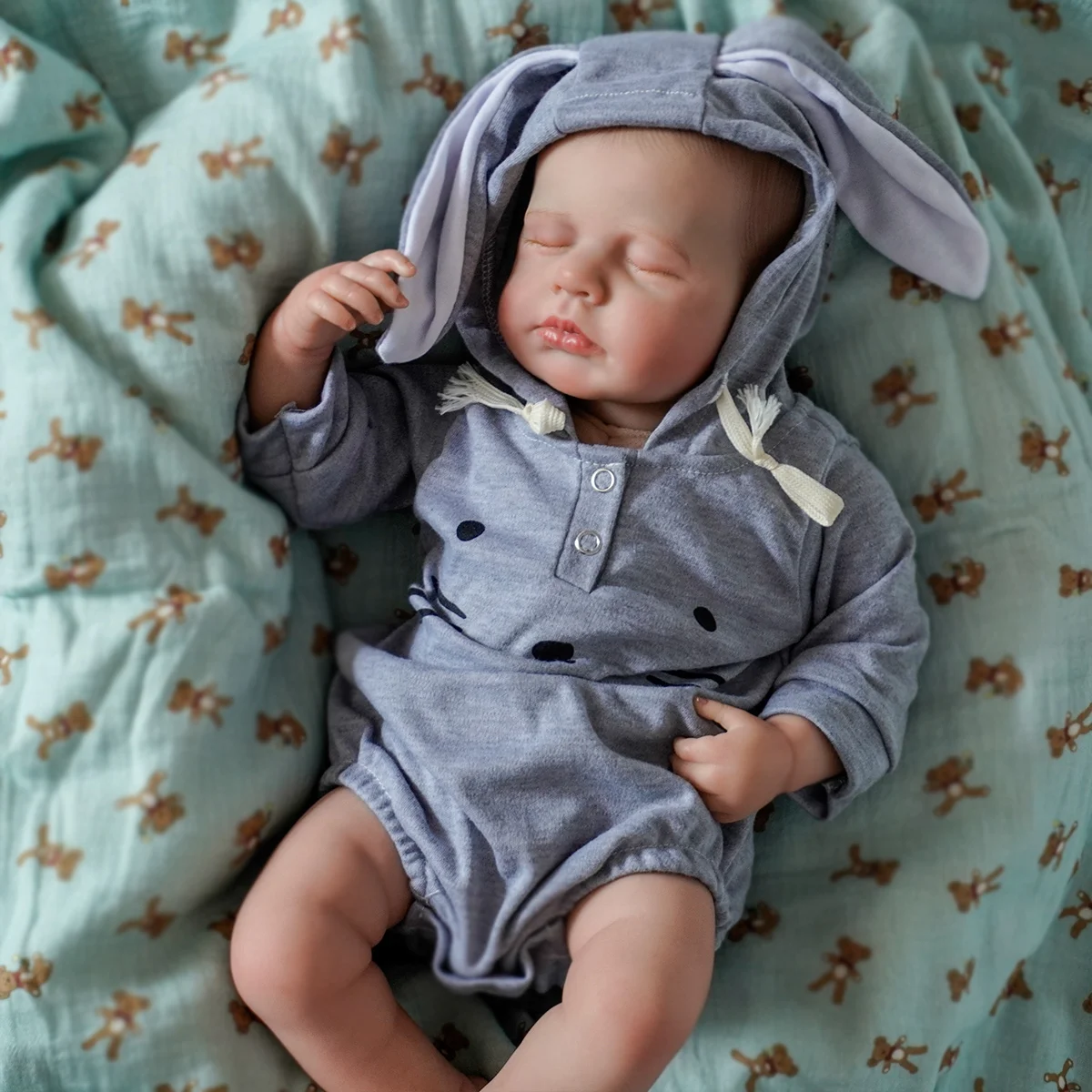 

JOYORA Realistic Finished Rebirth Doll DIY Toy Birthday Gift Children's Playmate Rebirth Baby Doll Completed Painting Doll Gift