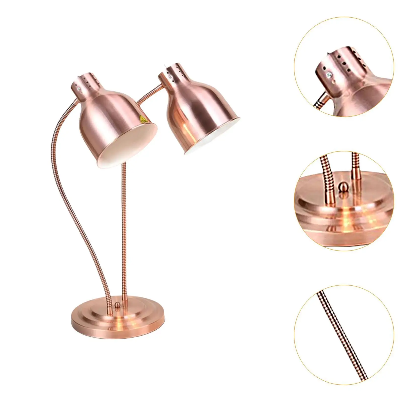 مصباح تسخين الطعام، مصباح تسخين الطعام بدون لمبات، مصباح حرارة كهربائي لتقديم الطعام للمطبخ، طعام مقلي، كافتيريا، دجاج