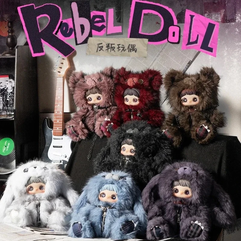 

Кукла MayMei Rebel, серия 400% Scale, виниловая плюшевая игрушка, случайная упаковка, пушистый кролик, брелок для сумки, модные игрушки, таинственная коробка, подарок-сюрприз для девочки