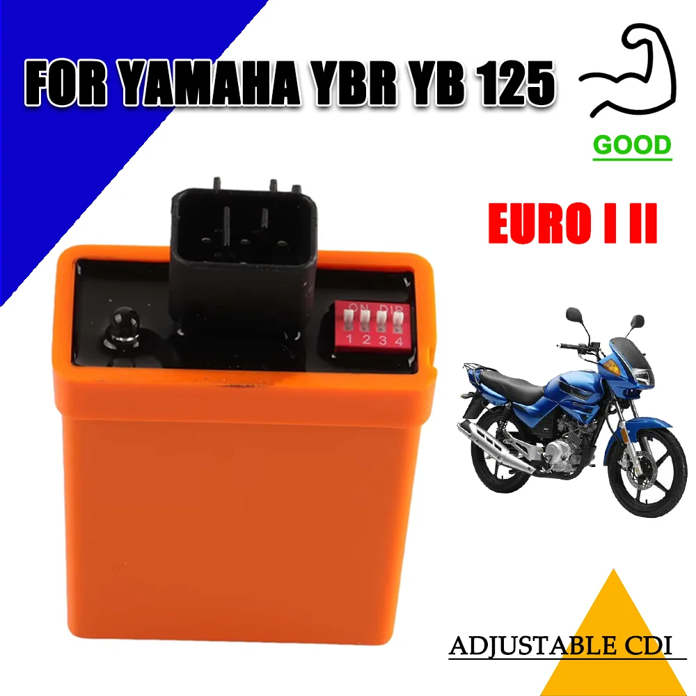 Para YAMAHA YBR125 YBR 125 YB 125 YB125 YB125Z Euro I II JYM125 Piezas de motocicleta CDI Ignition Racing CDI límite de velocidad ajustable