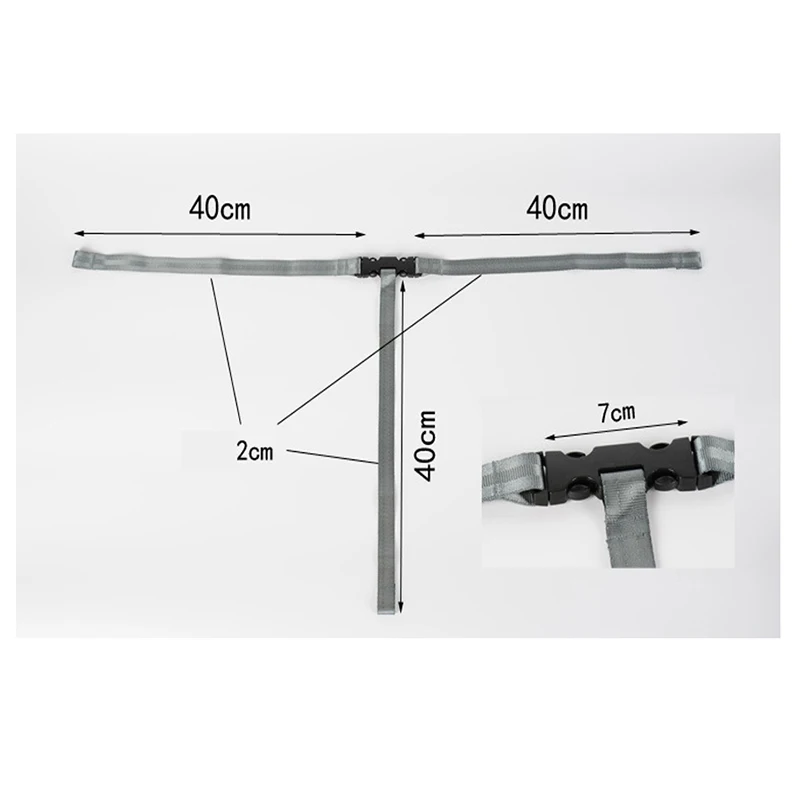 Dziecięce 3-punktowe szelki do wysokiego krzesełka Bezpieczne pasy bezpieczeństwa do krzesełka do jadalni dla dzieci Akcesoria do krzesełka do