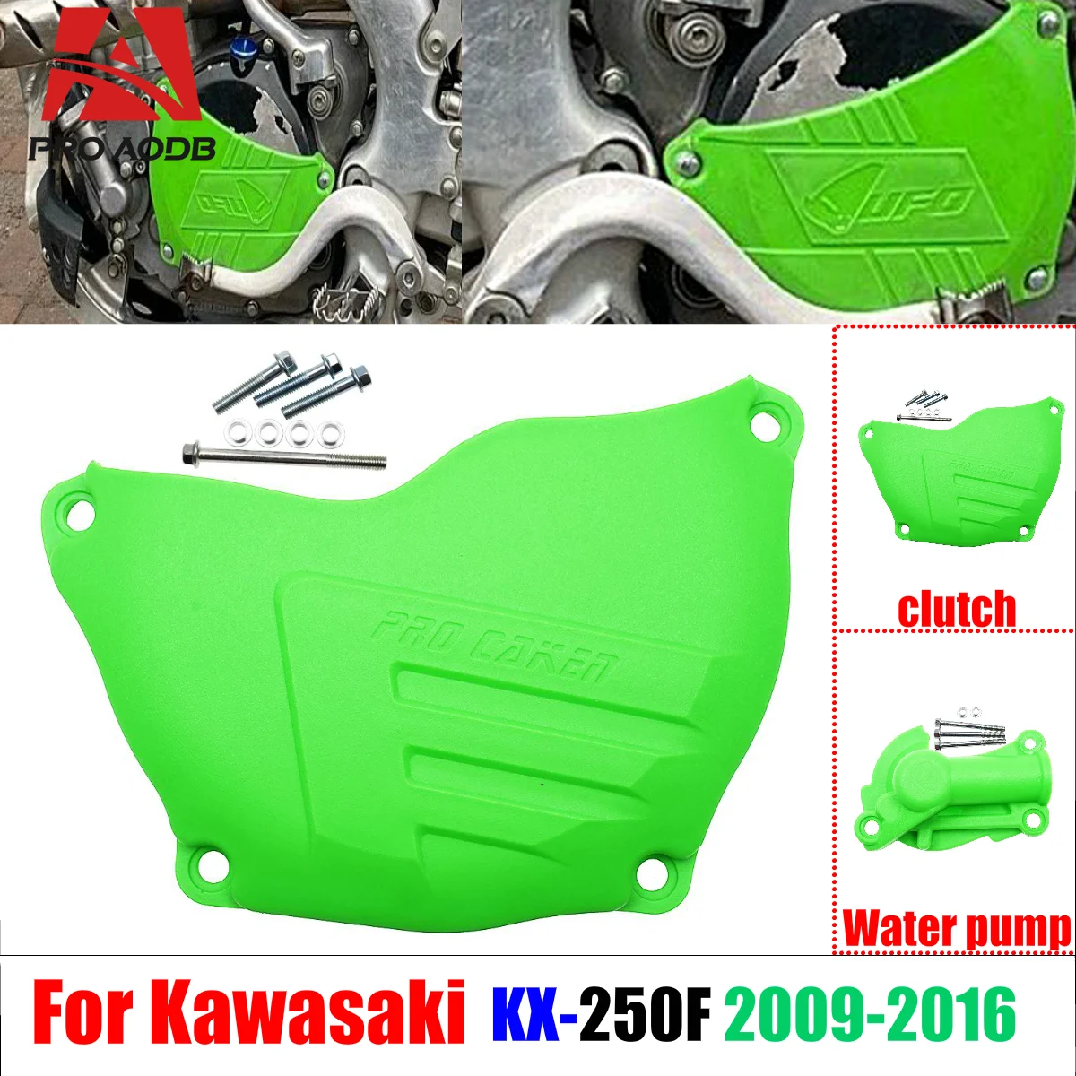 

For Kawasaki KX250F KX 250F KXF250 2009-2016 Stylish and Functional Motorcycle Accessories - Clutch Guard Water Pump Protector