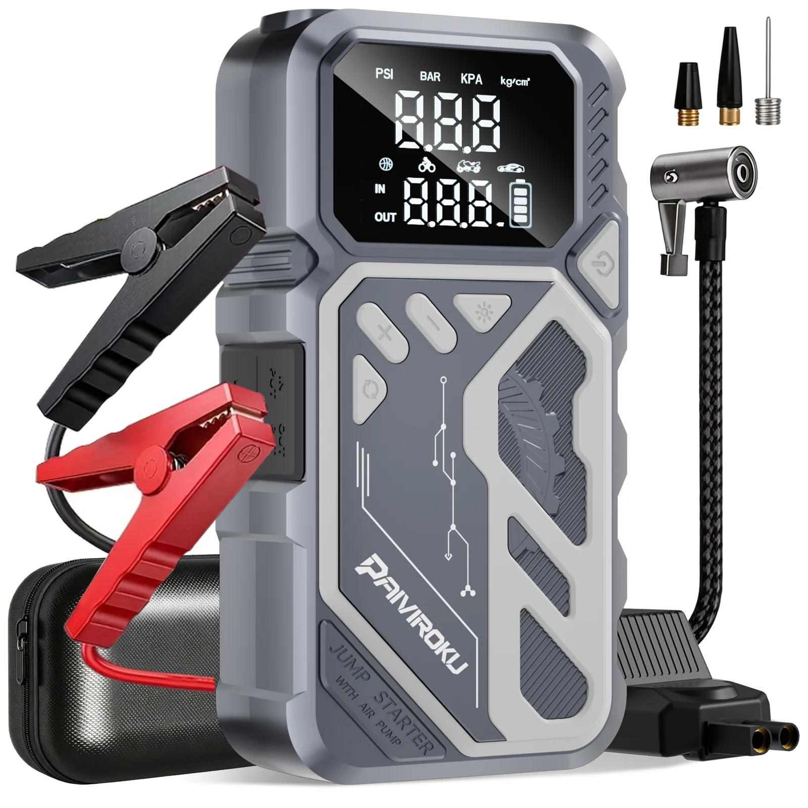 Jump Starter 12V Diesel - 10000mAh Car Battery Jump Starter with