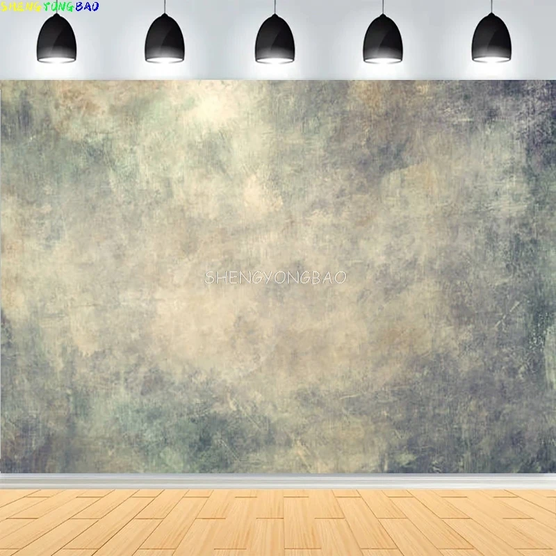 

Old Rock Retro Rough Mottled Texture Grungy Wall Photography Backdrops Abstract Rustic Cement Worn Photo Background ER-09