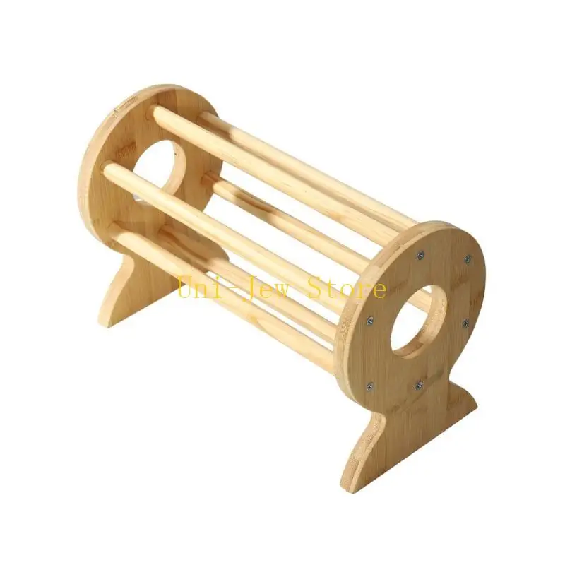 

40 ГБ демонстрационный держатель для хранения ленты для волос с текстурой дерева для демонстрации украшений для волос