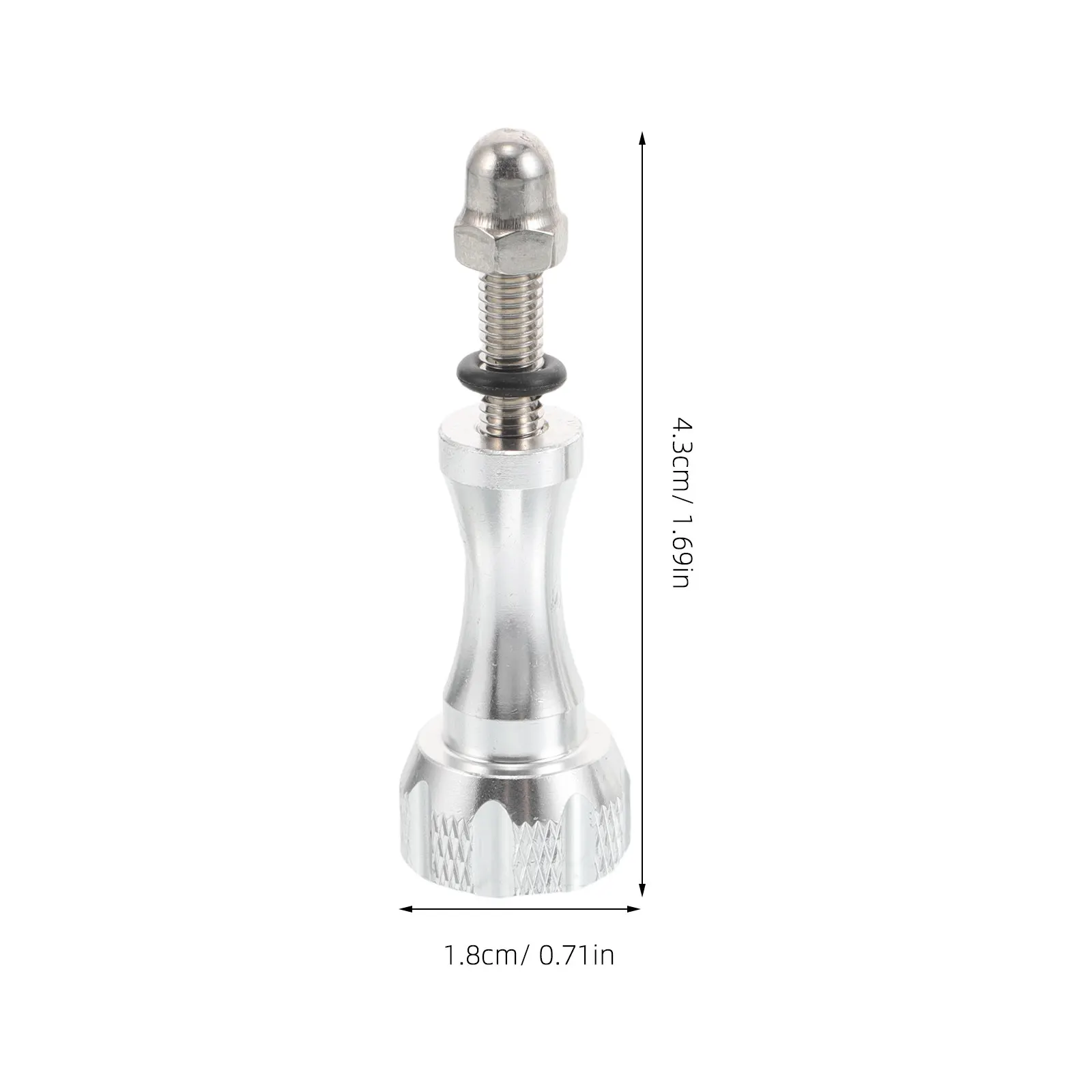 3Pcs Robust Alloy Action Camera Screw Mount Set for Bike Handlebar Mounts Long Short Thumbscrews Cycling Camera Accessories Kit