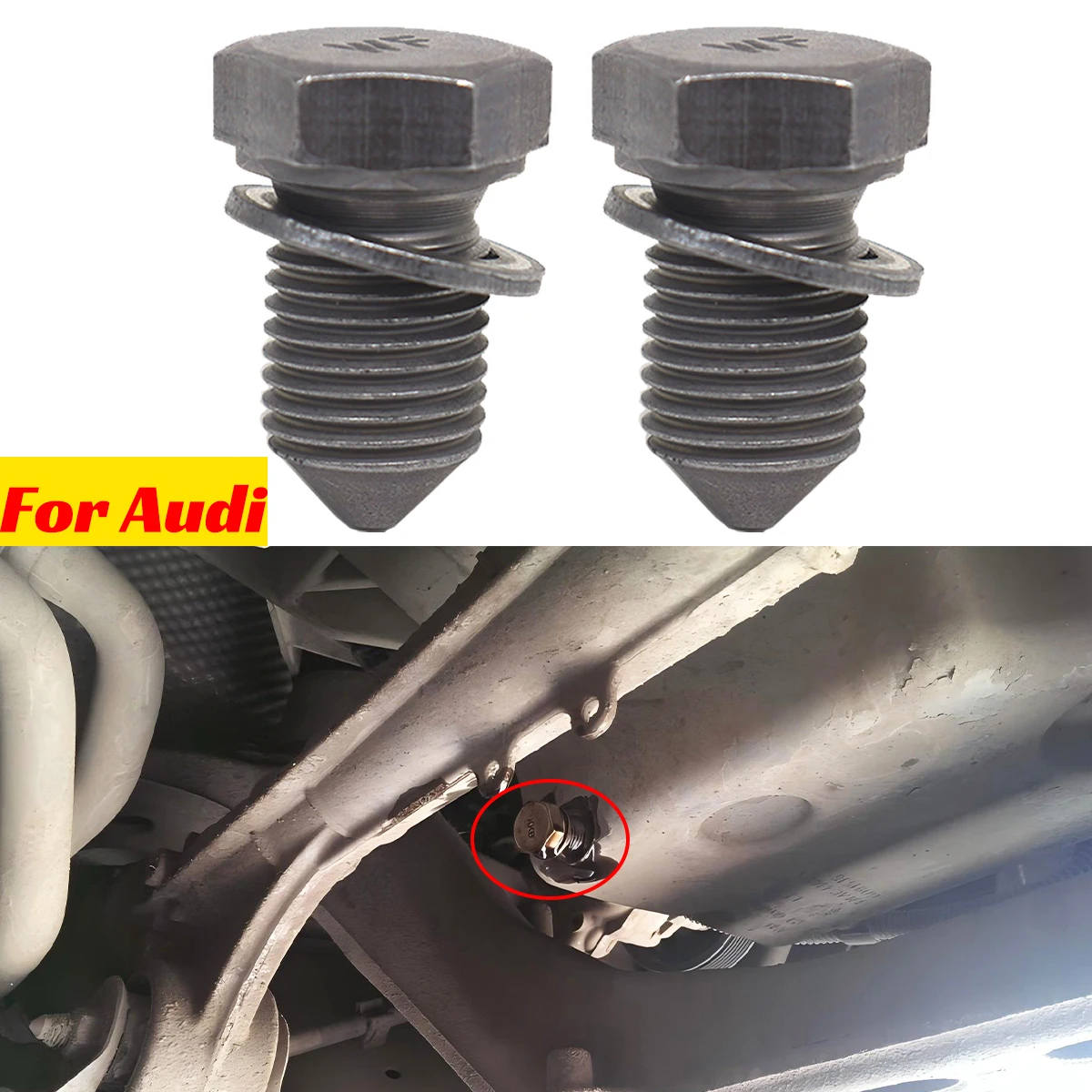 2X زيت المحرك حوض عموم التوصيل لأودي TT Q7 Q5 Q3 Q2 A6 A5 A4 A3 A2 A1 R8 M14x1.5x22 استنزاف ختم غسالة المسمار الموضوع الملحقات