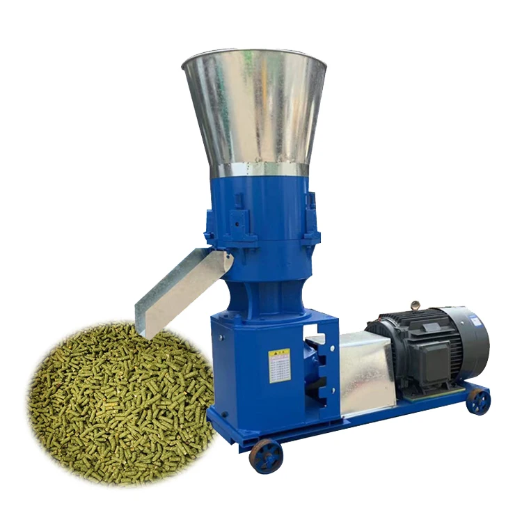 

120 kg/hour factory poultry chicken pelletizer machine for animal feeds Cattle feed processing line pellet machine