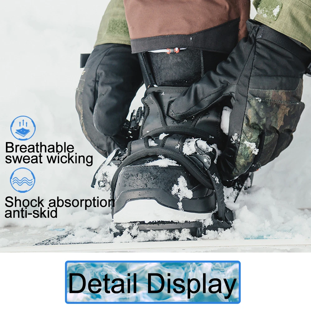 3 Pairs Men Winter Thick Sports Socks Outdoor Warmth Sweat Absorption Breathability Suitable Hiking Ice Skating Skiing Socks