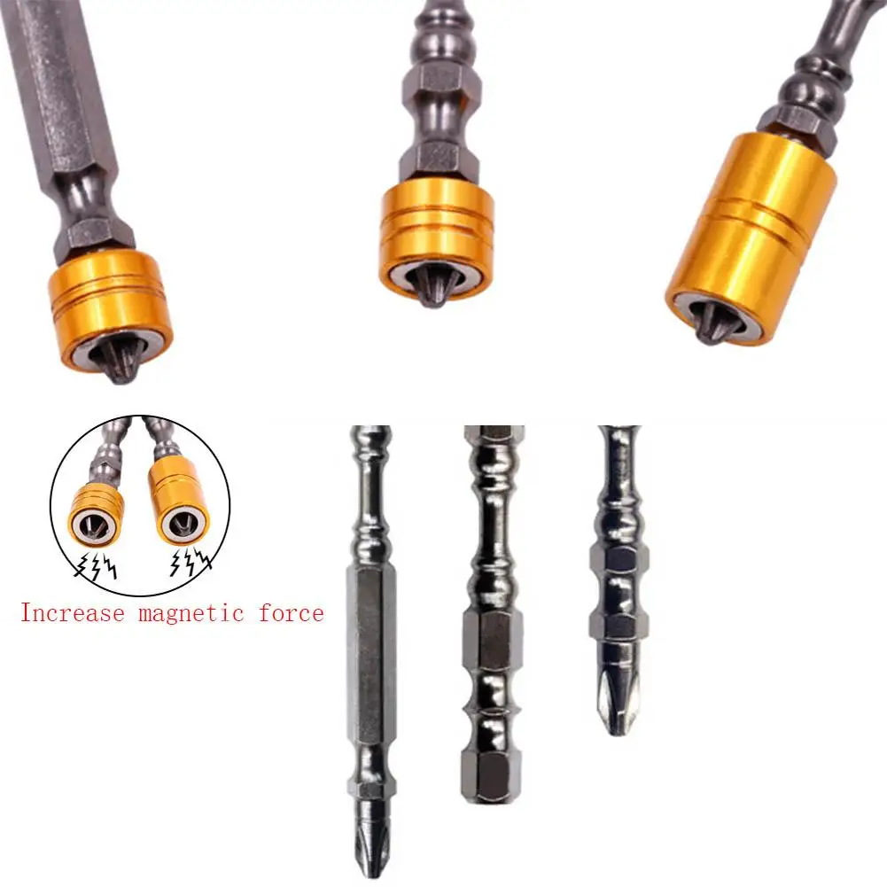 แม่เหล็ก65/110มม.สกรูหัวแฉกบิตเดี่ยว/คู่ไขควงไขควง Phillips Screw Driver